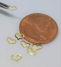 Load image into Gallery viewer, Nail Rivets, Heart - 10 Rivets for 99 cents