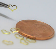 Load image into Gallery viewer, Nail Rivets, Heart - 10 Rivets for 99 cents