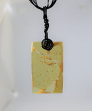 Load image into Gallery viewer, Yellow Glass Necklace, Unique Handmade gift