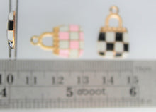 Load image into Gallery viewer, Purse, Purse Charms, Pink, Blue, Purple or Black