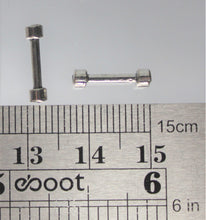Load image into Gallery viewer, Dumbbell Charms, Tiny Dumbbell Charm, Dumbell