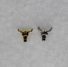 Load image into Gallery viewer, Nail Charms, Bull Skulls
