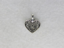 Load image into Gallery viewer, Heart, Paisley heart, Filigree heart charms