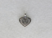 Load image into Gallery viewer, Heart, Paisley heart, Filigree heart charms