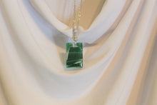 Load image into Gallery viewer, Emerald, Green Glass Necklace, Emerald Glass Necklace, Unique Handmade Gift