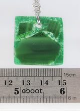 Load image into Gallery viewer, Emerald, Green Glass Necklace, Emerald Necklace, Unique Handmade Gift