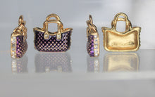 Load image into Gallery viewer, Purse, Purse Charms, Pink, Tan, Purple, Red or Black