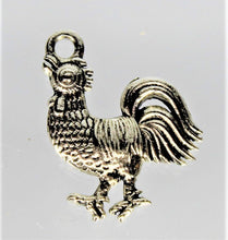 Load image into Gallery viewer, Rooster Charms, Chicken Charms, Macho