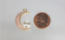 Load image into Gallery viewer, Moon, Celestial, Rhinestone