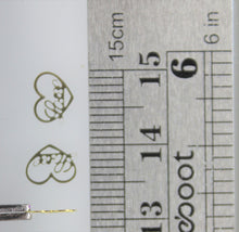 Load image into Gallery viewer, Nail Decals, Love Heart - 10 Decals for 99 cents