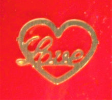 Load image into Gallery viewer, Nail Decals, Love Heart - 10 Decals for 99 cents