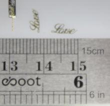 Load image into Gallery viewer, Nail Rivets, Love - 10 Rivets for 99 cents