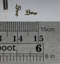 Load image into Gallery viewer, Nail Rivets, Love - 10 Rivets for 99 cents