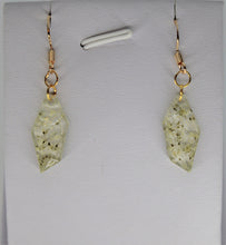 Load image into Gallery viewer, Earrings, White Flower Earrings Polygon, Unique Handmade Gift