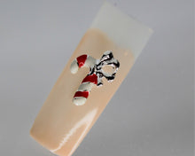 Load image into Gallery viewer, Nail Charms, Candy Cane, Christmas