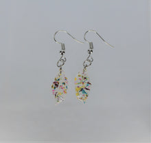 Load image into Gallery viewer, Earrings, Rainbow Polygon Flower Earrings, Unique Handmade Gift