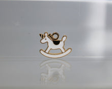 Load image into Gallery viewer, Rocking Horse Charms, Pink, White, Red, Blue, or Black, Unicorns