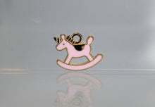 Load image into Gallery viewer, Rocking Horse Charms, Pink, White, Red, Blue, or Black, Unicorns
