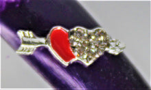 Load image into Gallery viewer, Nail Charms, Heart, Rhinestone