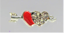 Load image into Gallery viewer, Nail Charms, Heart, Rhinestone