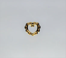 Load image into Gallery viewer, Nail Charms, Heart, Filigree
