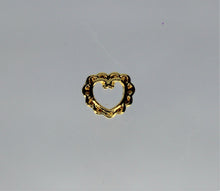Load image into Gallery viewer, Nail Charms, Heart, Filigree