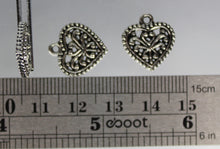 Load image into Gallery viewer, Heart, Paisley heart, Filigree heart charm