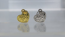 Load image into Gallery viewer, Heart, I Love You heart charms,