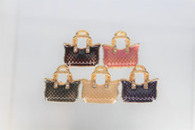 Load image into Gallery viewer, Purse, Purse Charms, Pink, Tan, Purple, Red or Black
