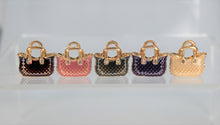 Load image into Gallery viewer, Purse, Purse Charms, Pink, Tan, Purple, Red or Black