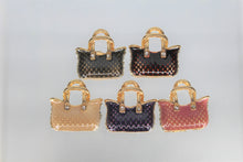 Load image into Gallery viewer, Purse, Purse Charms, Pink, Tan, Purple, Red or Black
