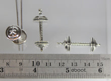 Load image into Gallery viewer, Dumbbell Charms, Plate Dumbbells, Weights