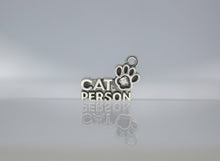 Load image into Gallery viewer, Cat Person Charm, Cat Charm