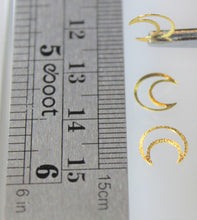 Load image into Gallery viewer, Nail Rivets, Moon - 10 Rivets for 99 cents