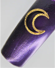 Load image into Gallery viewer, Nail Rivets, Moon - 10 Rivets for 99 cents