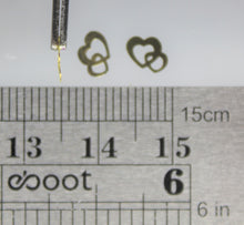 Load image into Gallery viewer, Nail Rivets, Heart - 10 Rivets for 99 cents