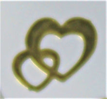 Load image into Gallery viewer, Nail Rivets, Heart - 10 Rivets for 99 cents