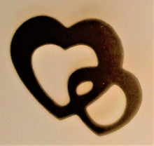 Load image into Gallery viewer, Nail Rivets, Heart - 10 Rivets for 99 cents