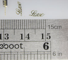 Load image into Gallery viewer, Nail Rivets, Love - 10 Rivets for 99 cents