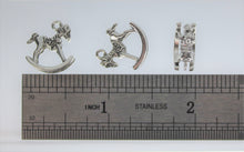 Load image into Gallery viewer, Rocking Horse Charms, Tiny Rocking Horses
