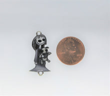 Load image into Gallery viewer, Spooky Girl Connector, Sugar Skull, Halloween