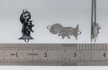 Load image into Gallery viewer, Spooky Girl Connector, Sugar Skull, Halloween