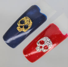 Load image into Gallery viewer, Skulls, Skull Nail Charm, Halloween