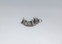 Load image into Gallery viewer, Otter Charms, These otter charms are really cute. This cute otter is floating on it's back chilling out. Take a look.