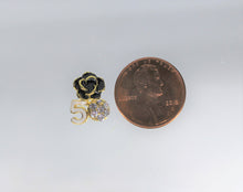 Load image into Gallery viewer, Nail Charms, Five, Rose, Rhinestone