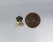 Load image into Gallery viewer, Nail Charms, Five, Rose, Rhinestone