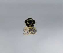 Load image into Gallery viewer, Nail Charms, Five, Rose, Rhinestone