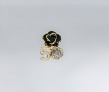 Load image into Gallery viewer, Nail Charms, Five, Rose, Rhinestone