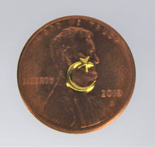 Load image into Gallery viewer, Nail Rivets, Moon, Star - 10 Rivets for 99 cents