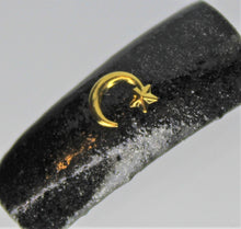 Load image into Gallery viewer, Nail Rivets, Moon, Star - 10 Rivets for 99 cents